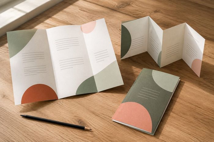 Dépliants (menus, cartes) · KOOPRINTA