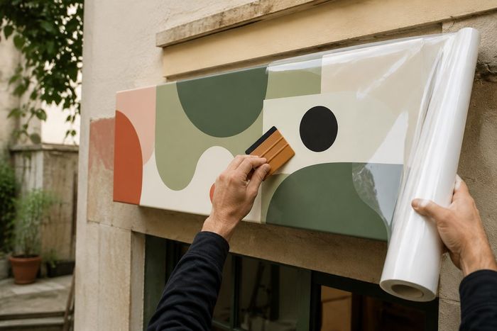 Adhésif pour enseigne, impression KOOPRINTA