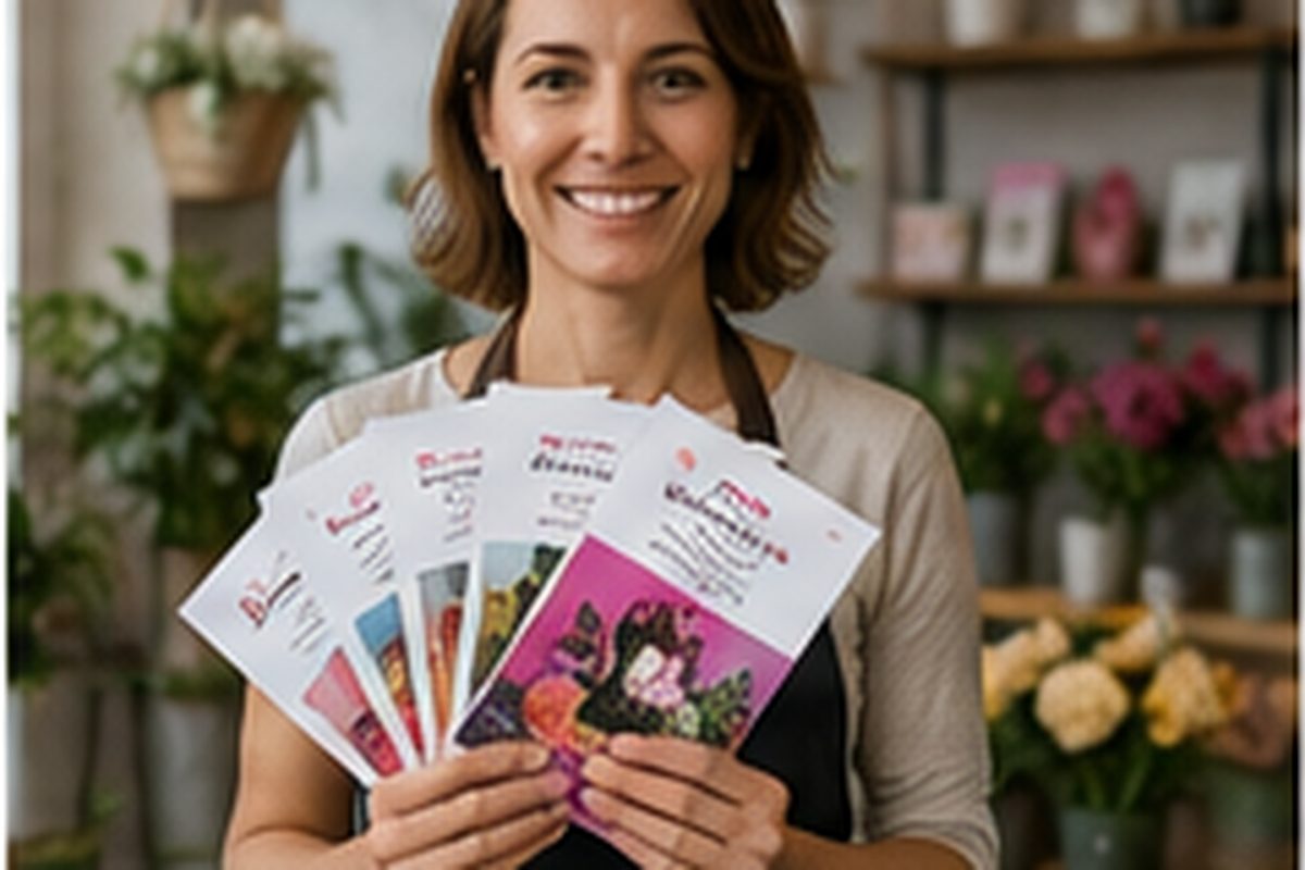 Commerçant qui reçoit son devis
