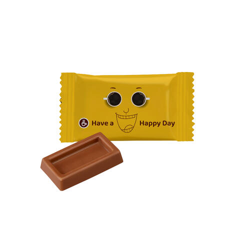 Mini tablettes de chocolat personnalisées, impression KOOPRINTA